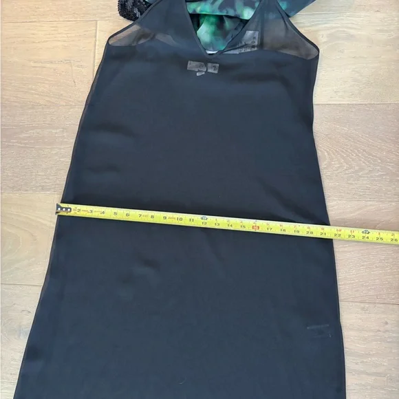 green emerald velvet dress Zara - Feather Satin Effect Short Dress - Women - Dark Green